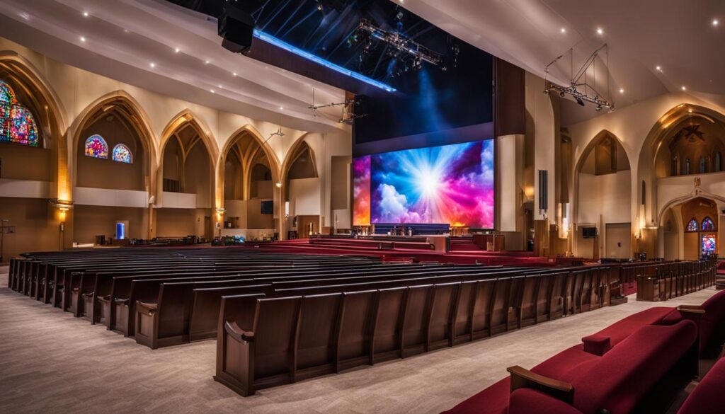 LED screen installation LED screen installation