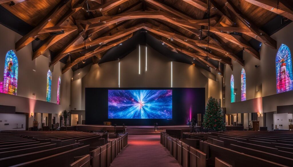 LED screen installation LED screen installation