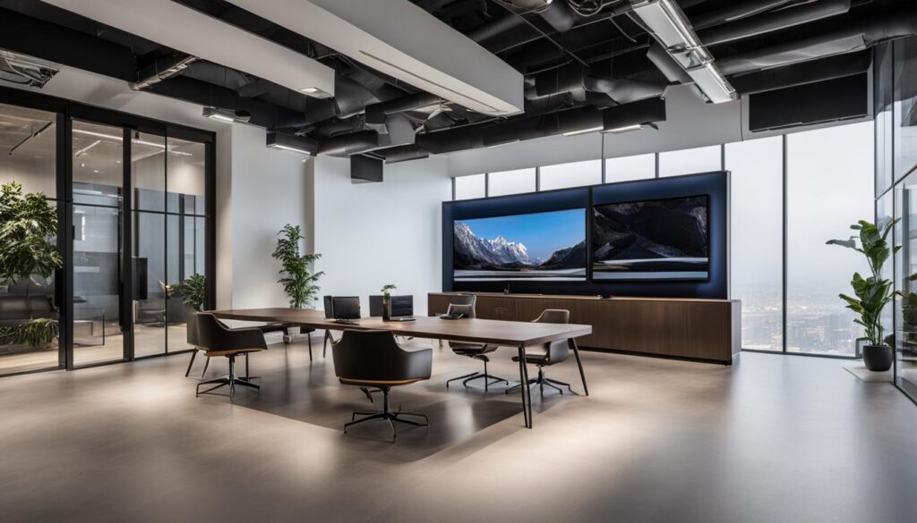 LED screen installation LED screen installation