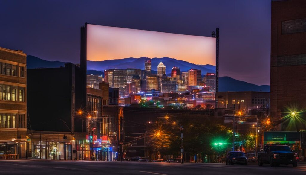 LED screen installation Asheville