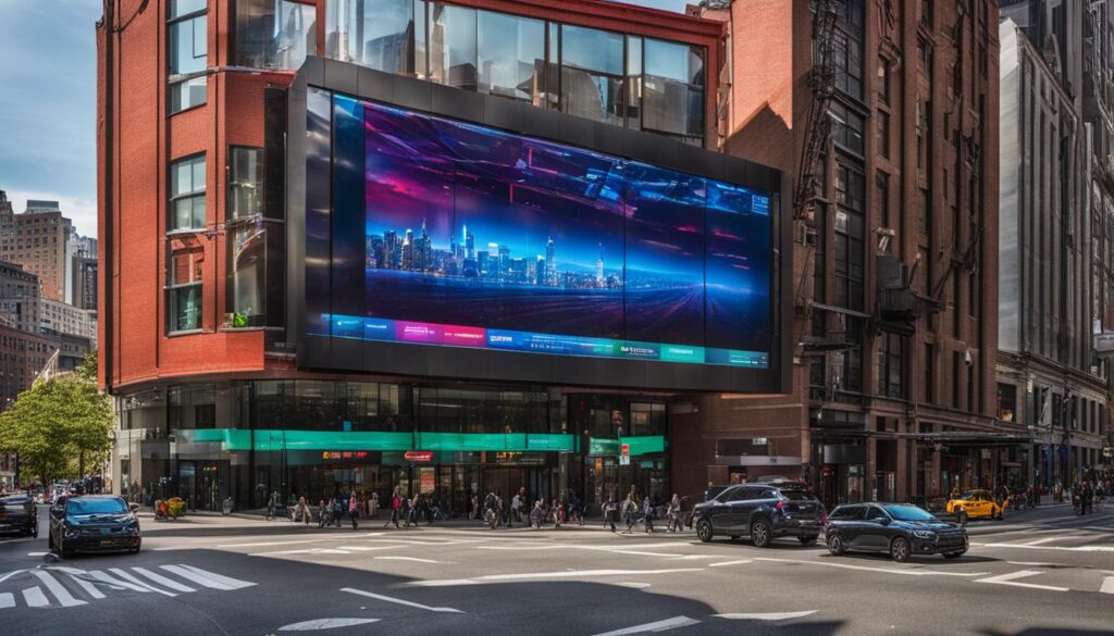 LED screen supplier in Boston