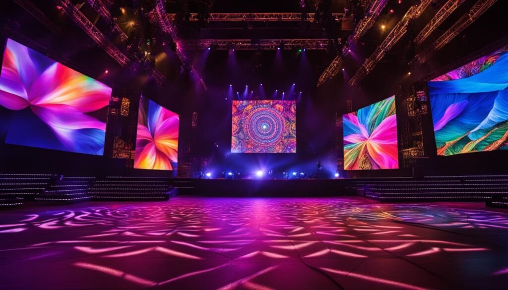 LED stage screens