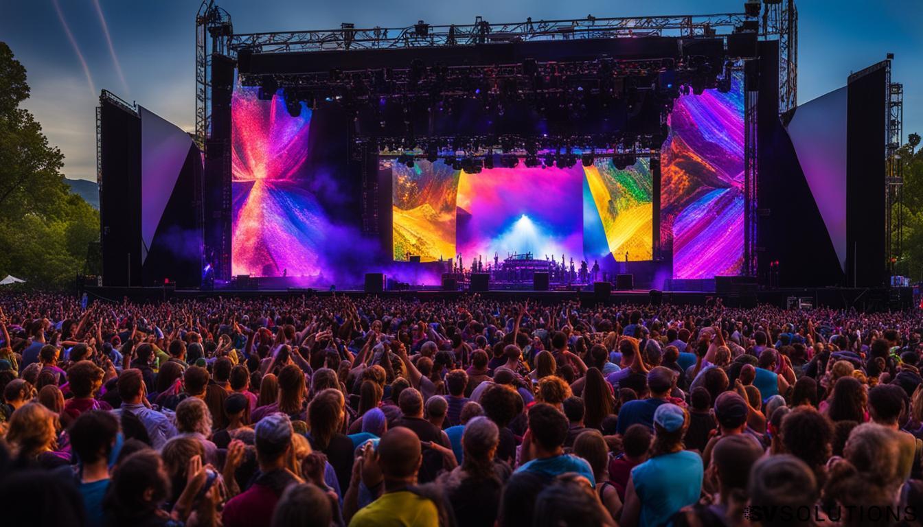 LED stage screens in Boulder