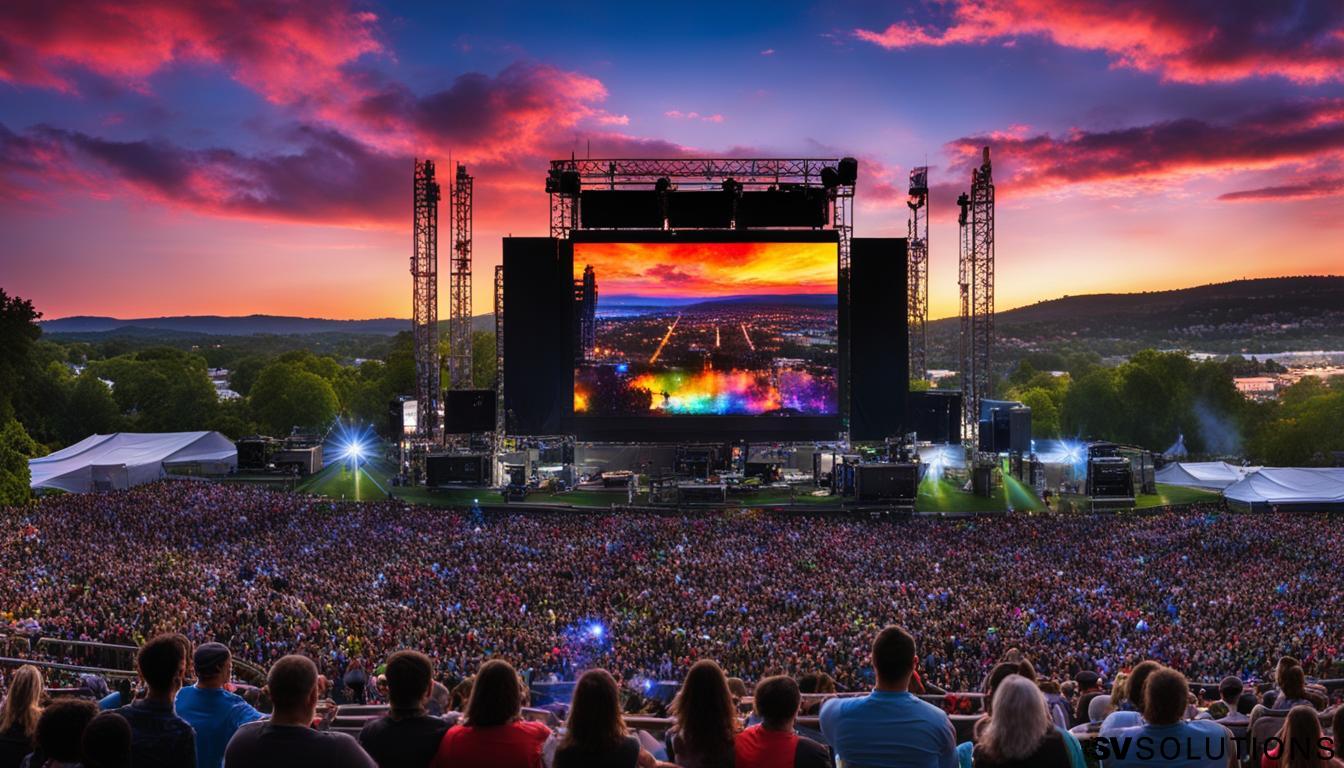 LED stage screens in Castle Rock