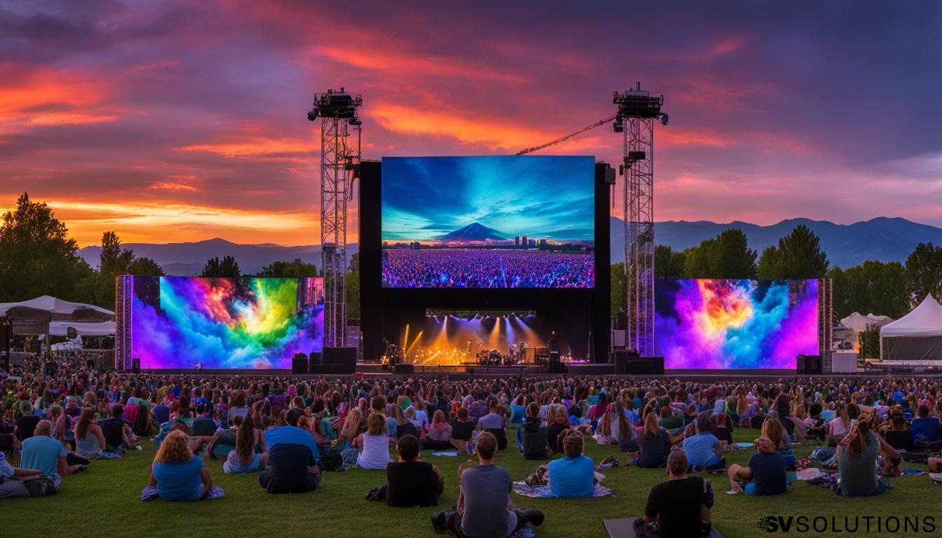 LED Stage Screens in Longmont