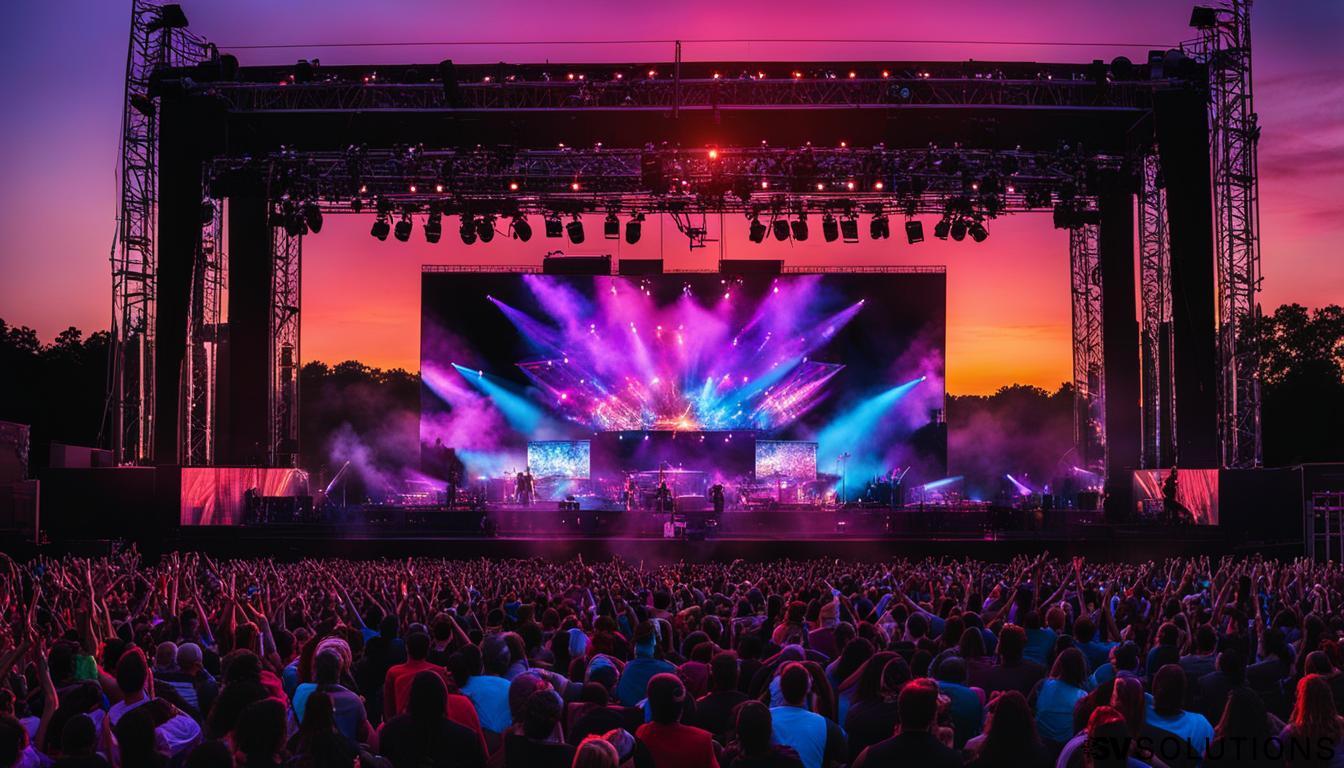 LED stage screens in Paragould