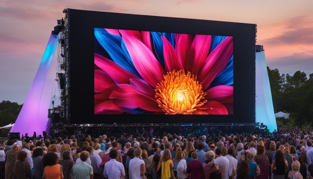 LED stage screens portable LED walls