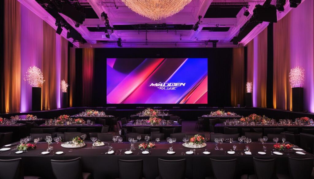 LED video wall, audiovisual solutions Malden