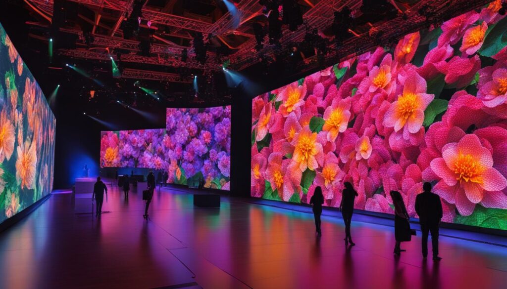 LED video wall display LED video wall display