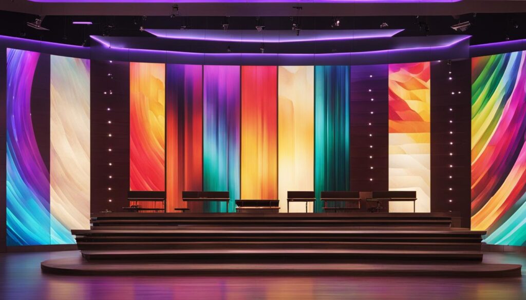 LED video wall for church in Birmingham