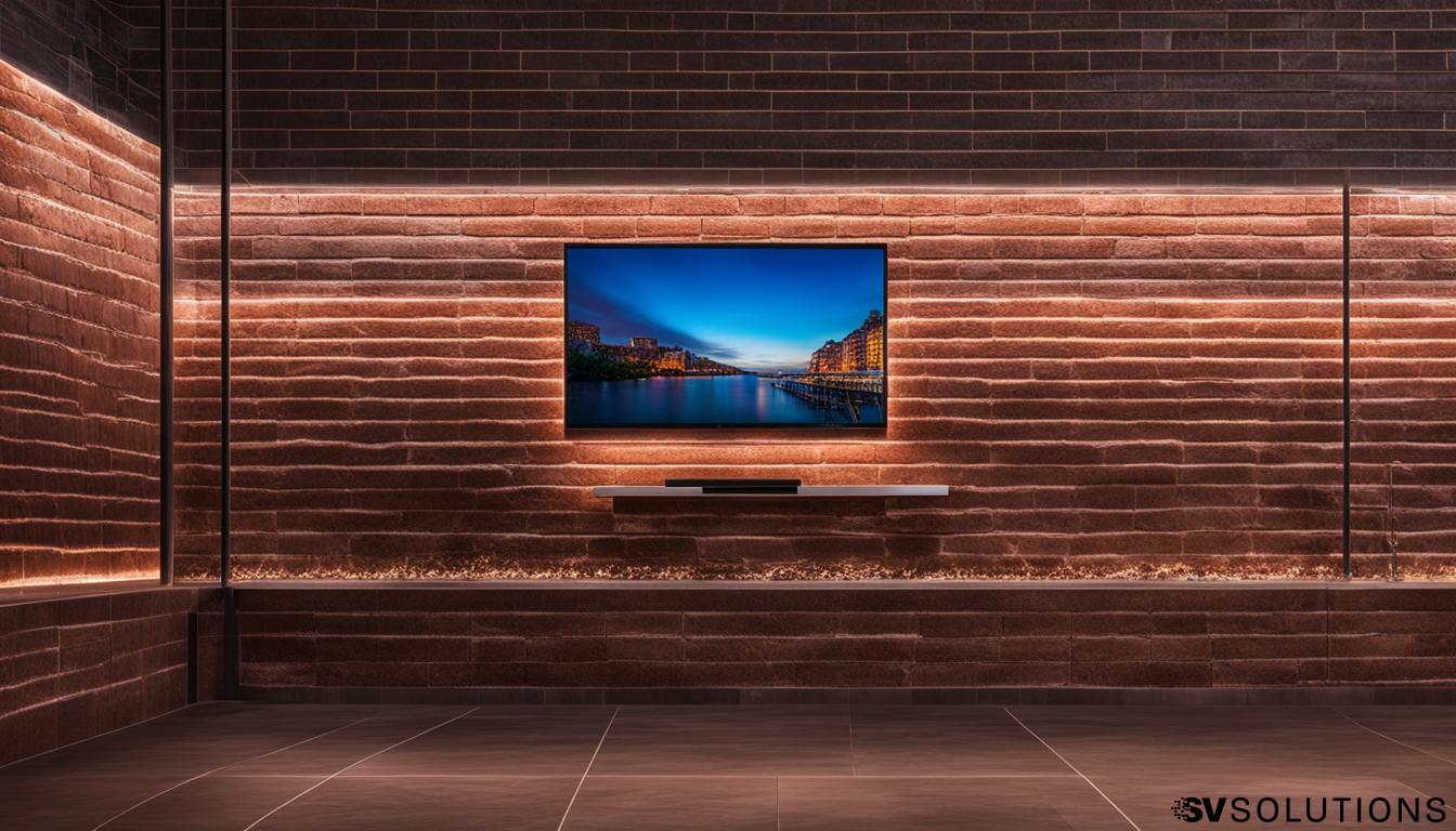 LED Video Wall in Brick