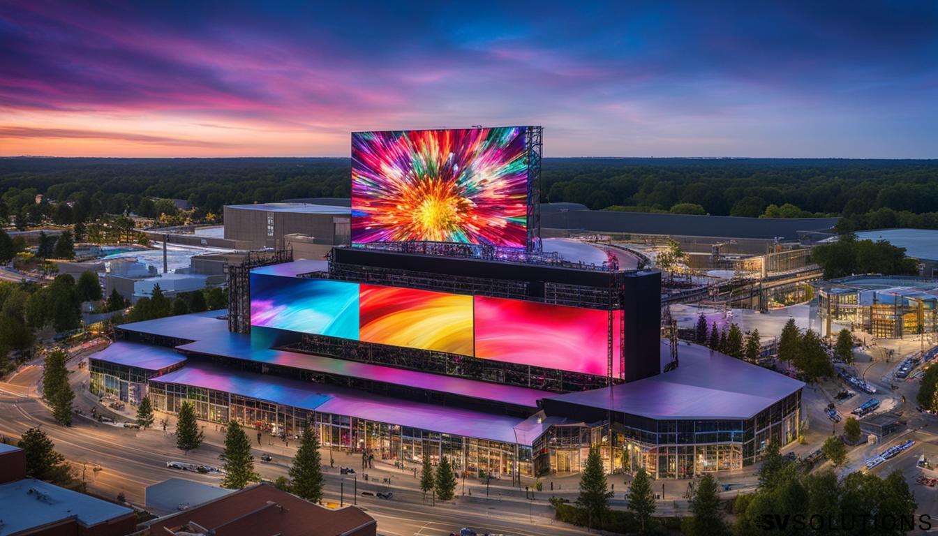 LED video wall in Durham: Experience Vibrant Visuals with Sound & Video Solutions