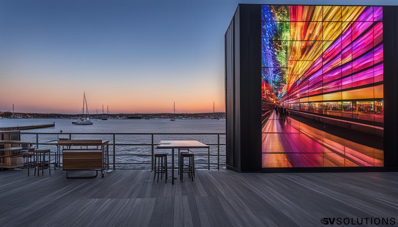 LED Video Wall in New Bedford with Sound & Video Solutions