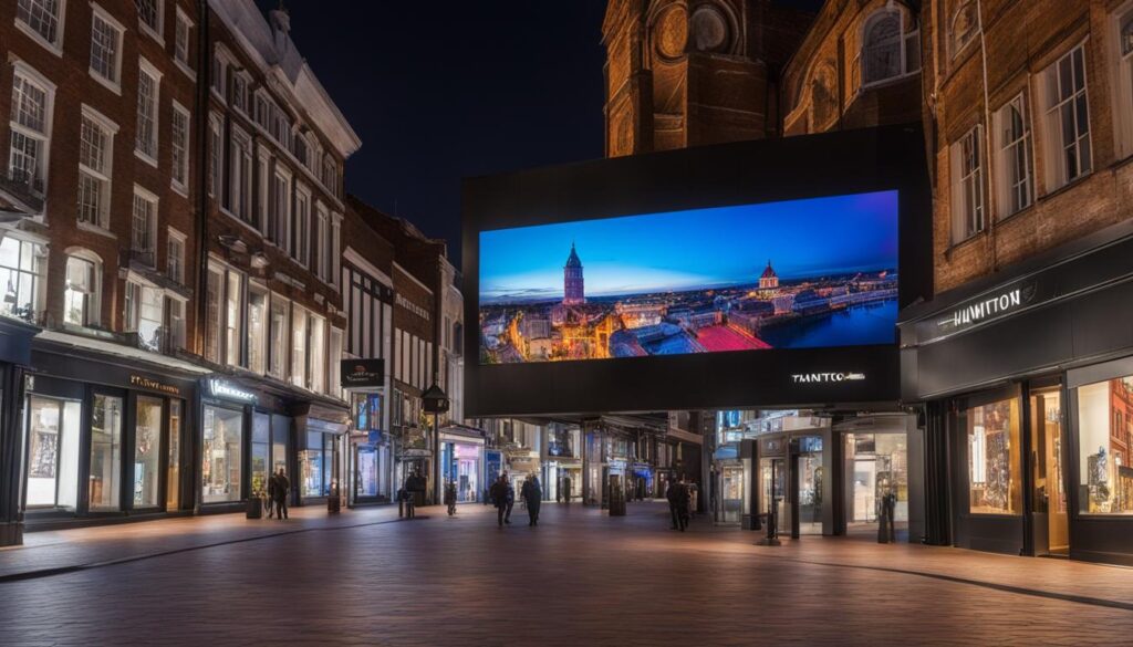 LED video wall in Taunton