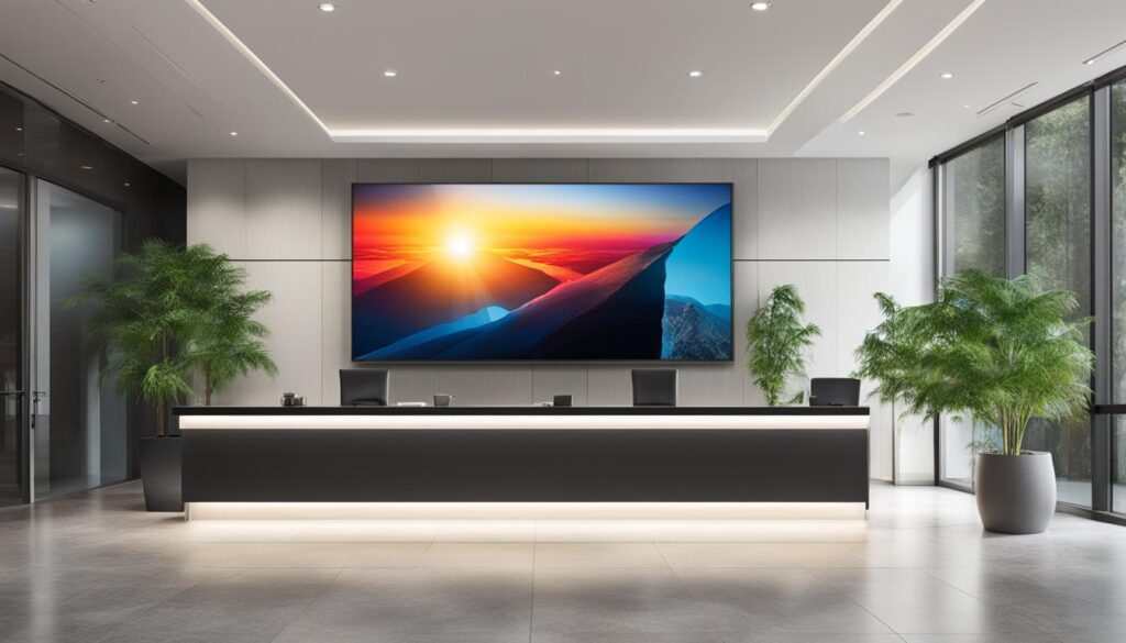 LED video wall installation LED video wall installation