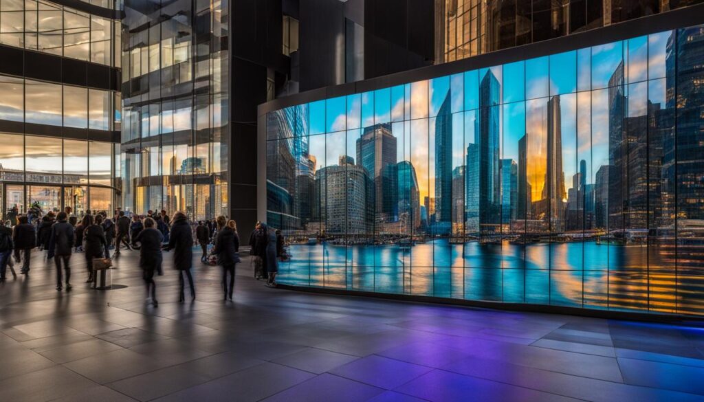 LED video wall supplier Boston