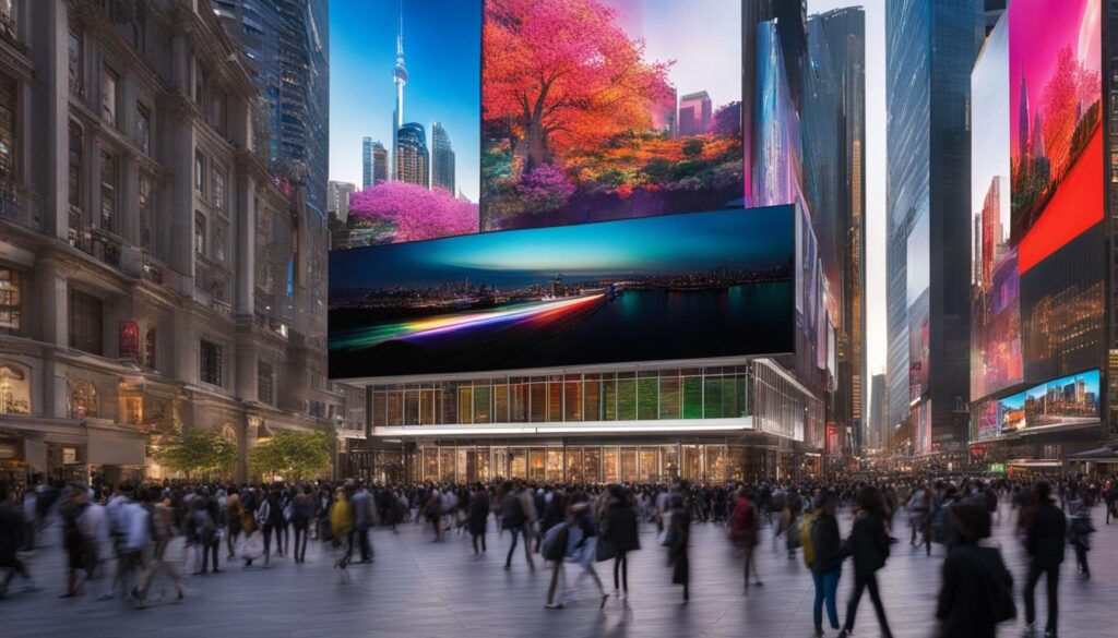 LED video wall technology