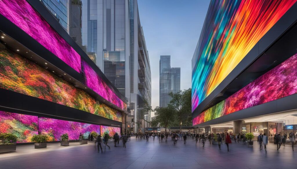 LED video wall technology