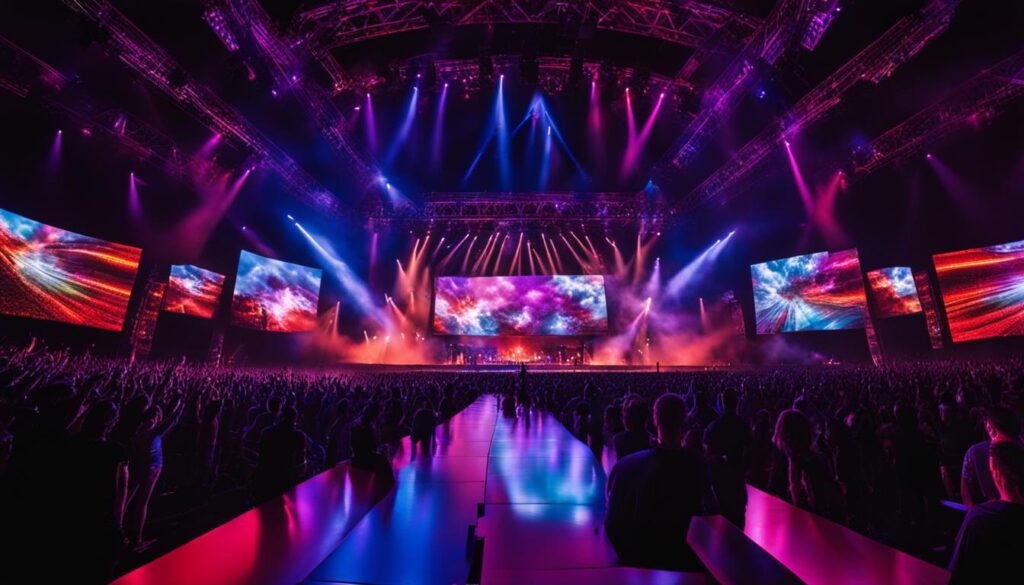 LED video walls for live events