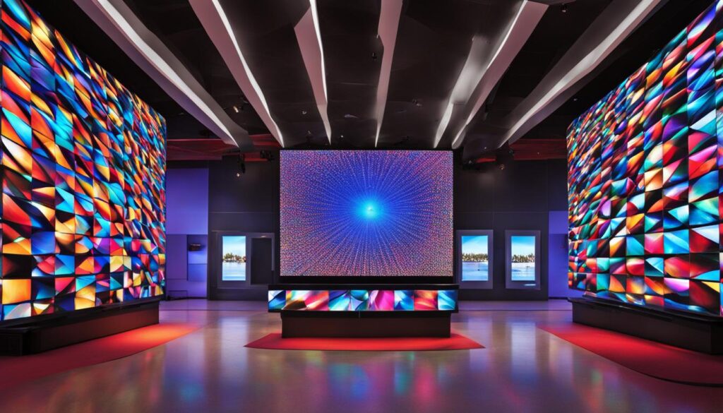 LED video walls in Cary