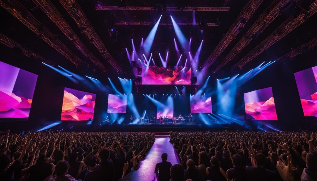 LED video walls in action