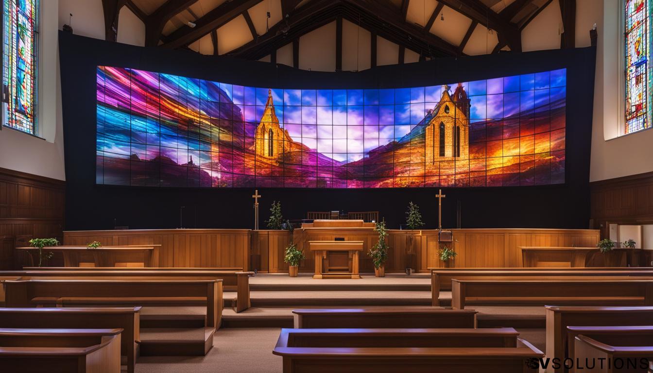 LED Wall for Church in Birmingham