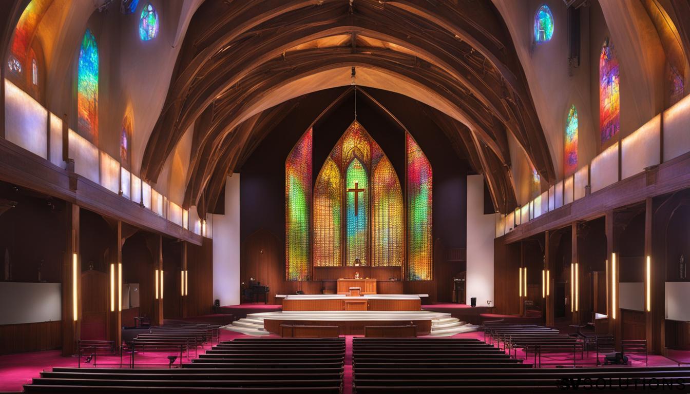 LED Wall for Church in Brockton