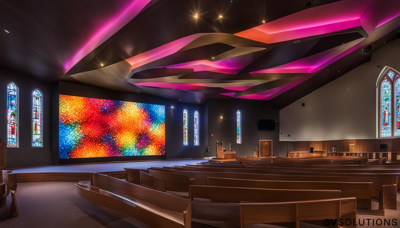 LED Wall for Church in Brookline