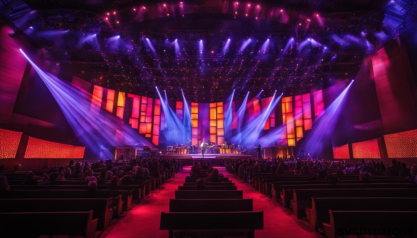 LED Wall for Church in Centennial