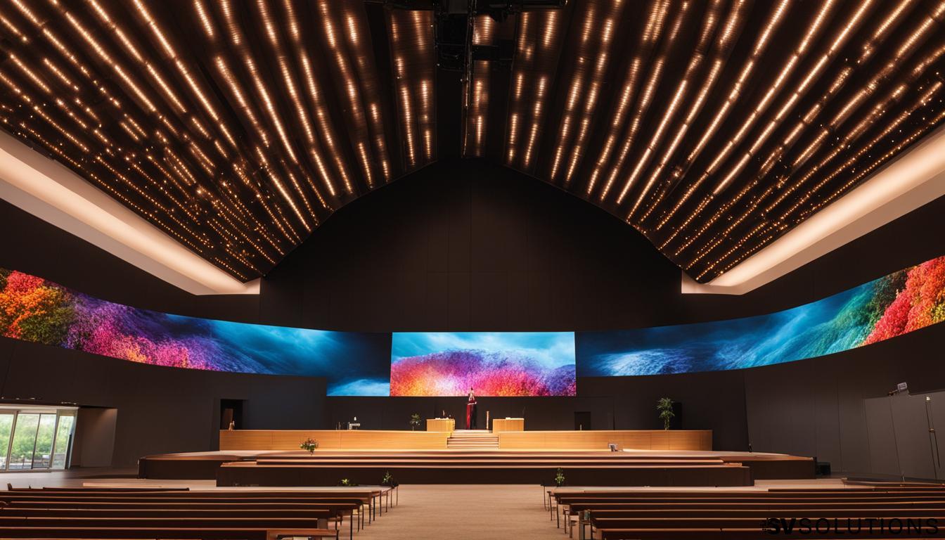 LED Wall for Church in Champaign