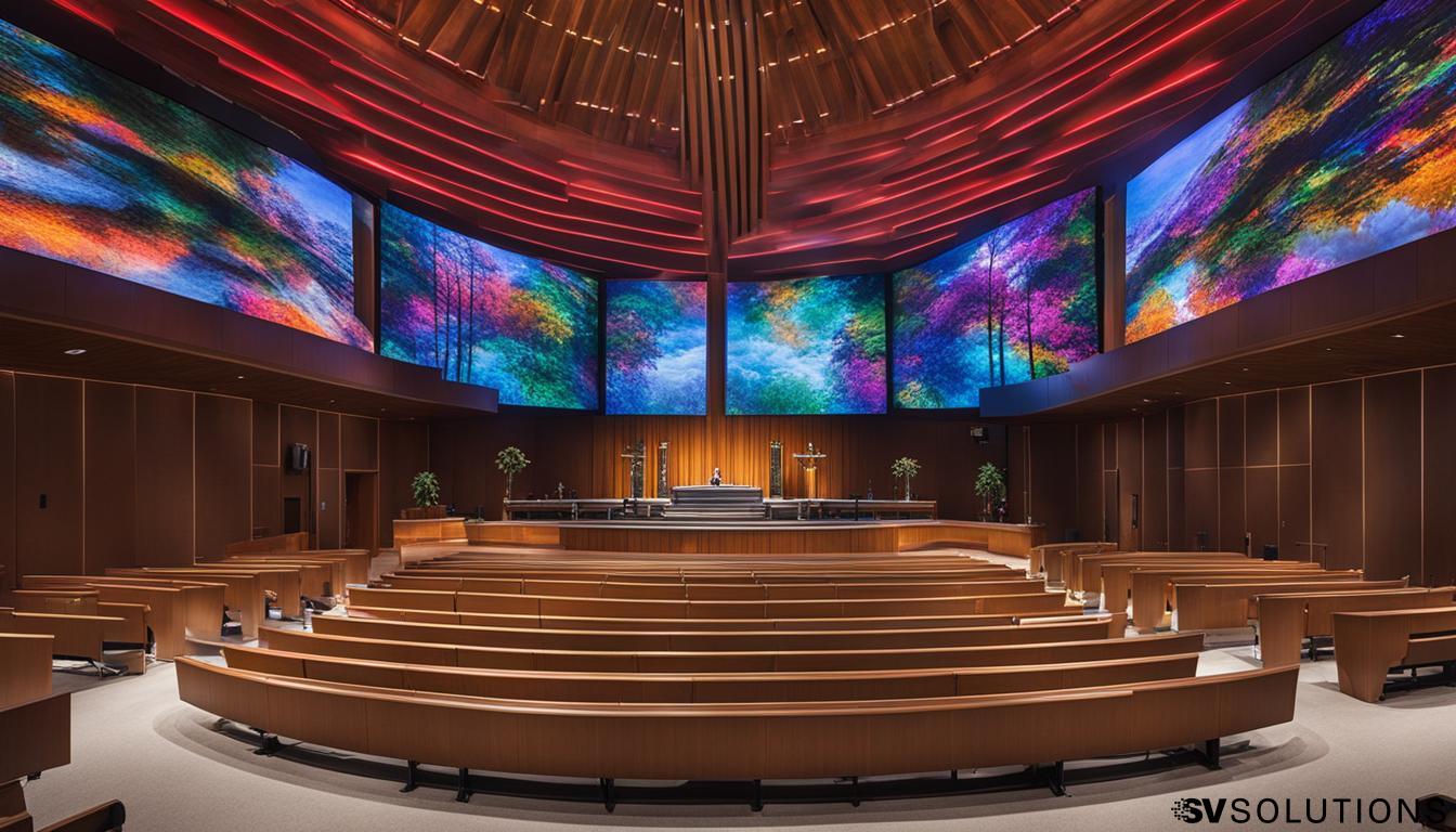 LED Wall for Church in Cherry Hill