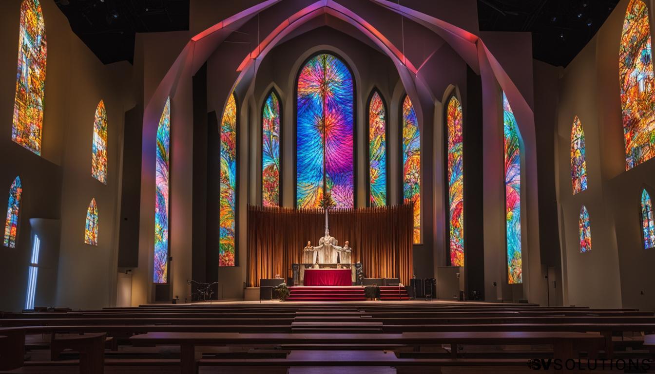 LED Wall for Church in Chesapeake