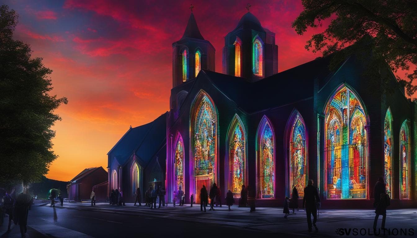 LED Wall for Church in Clifton