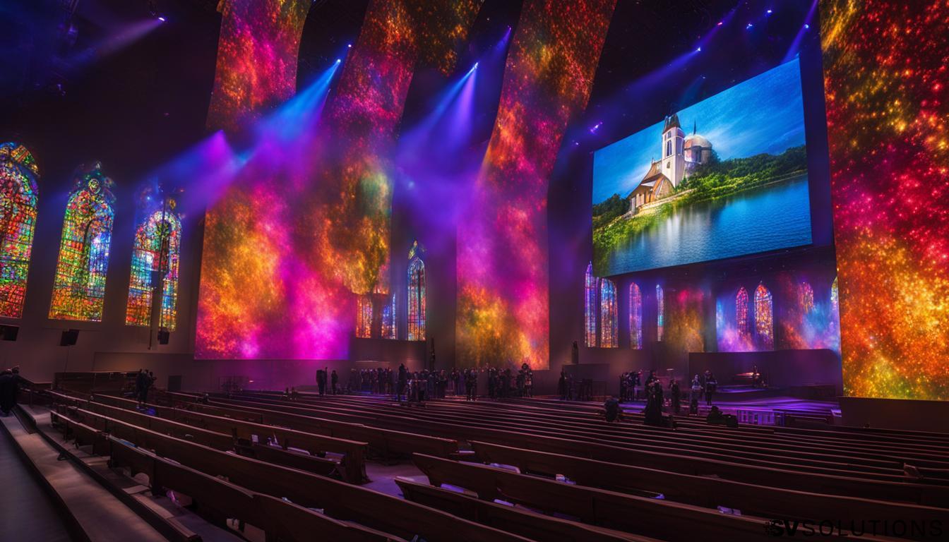 LED Wall for Church in Danville: Enhancing Worship Experiences