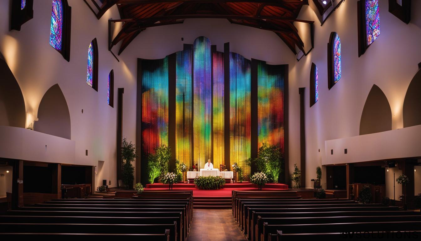 LED Wall for Church in Daphne
