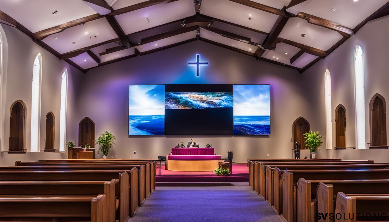 LED Wall for Church in East Point