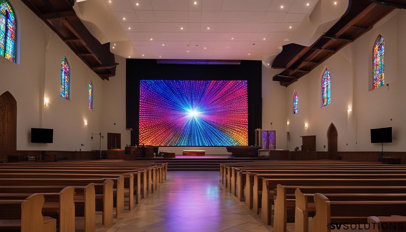 LED Wall for Church in Elgin