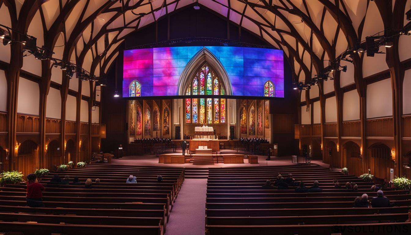 LED Wall for Church in Evanston: Enhance Worship Experience with Sound & Video Solutions