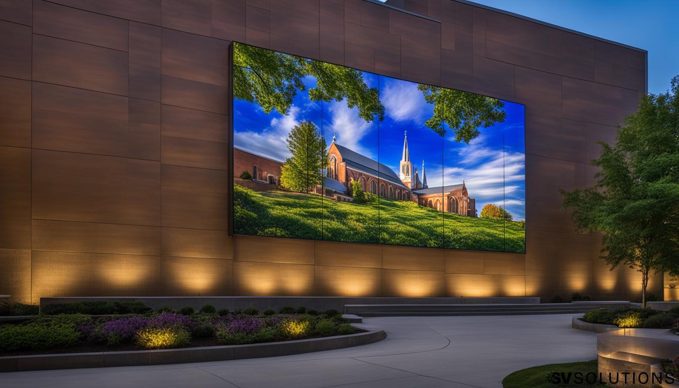 LED Wall for Church in Fayetteville