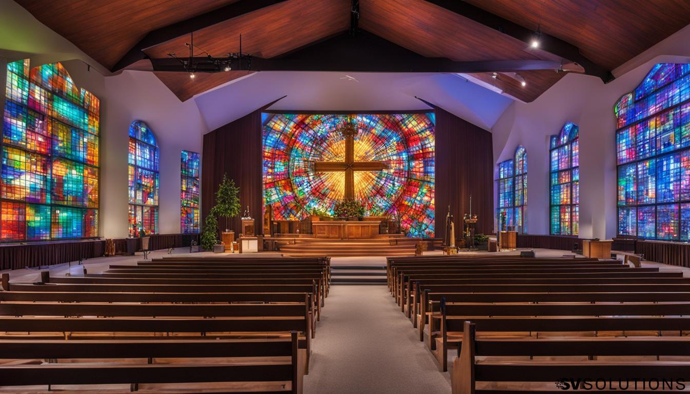 LED Wall for Church in Framingham