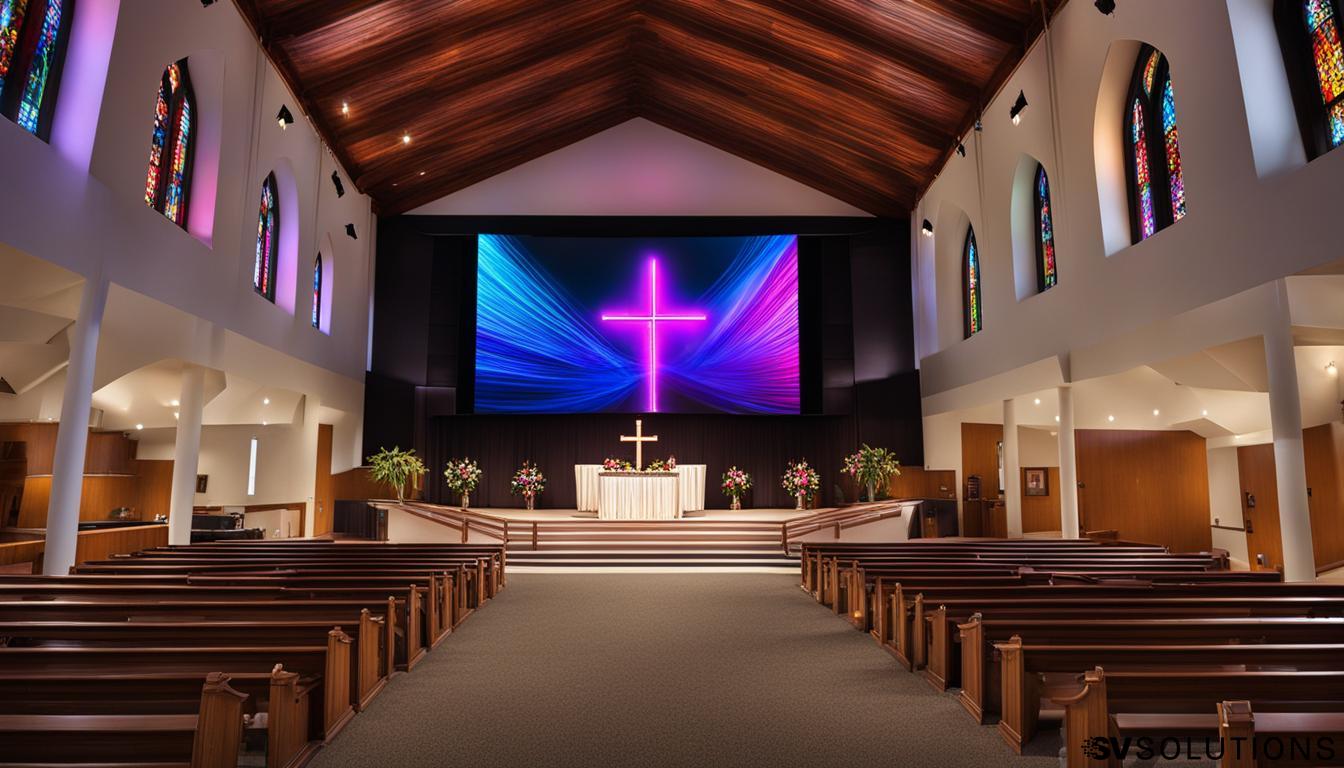 LED Wall for Church in Greeley