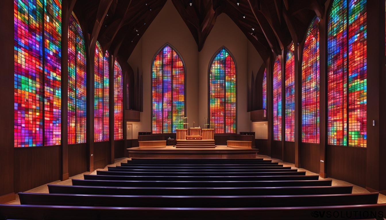 LED Wall for Church in Greensboro