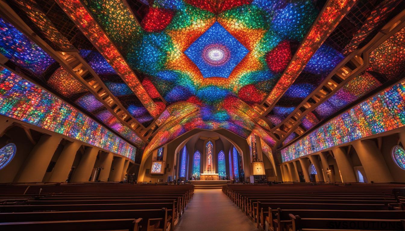 LED Wall for Church in Hampton