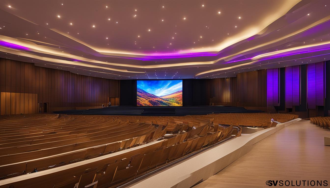 LED Wall for Church in Haverhill