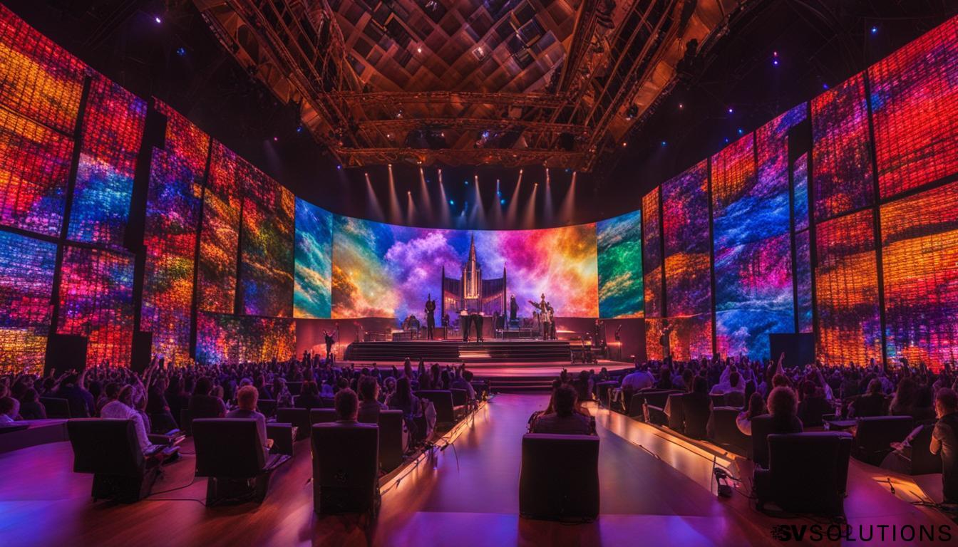 LED Wall for Church in Johns Creek