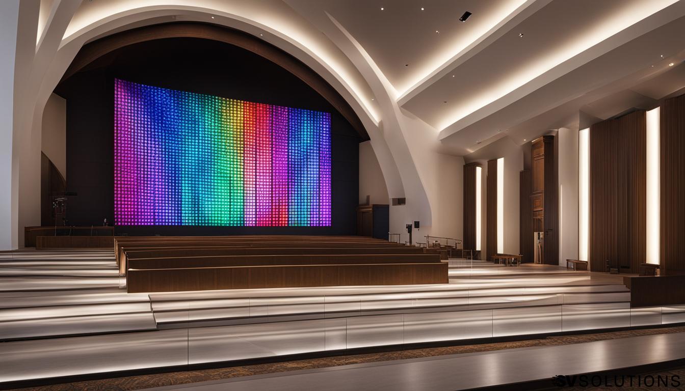 Enhancing Worship Services with an LED Wall for Church in Joliet