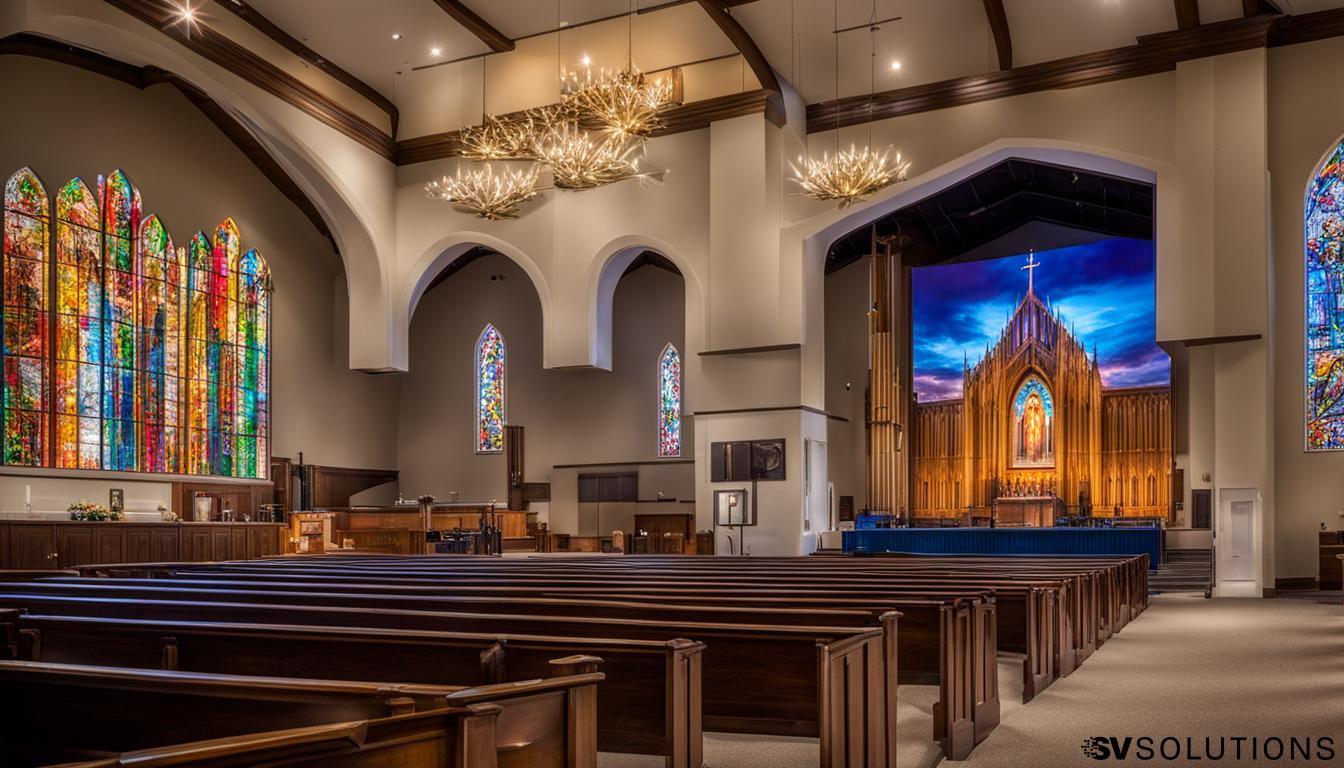 LED Wall for Church in Lynchburg