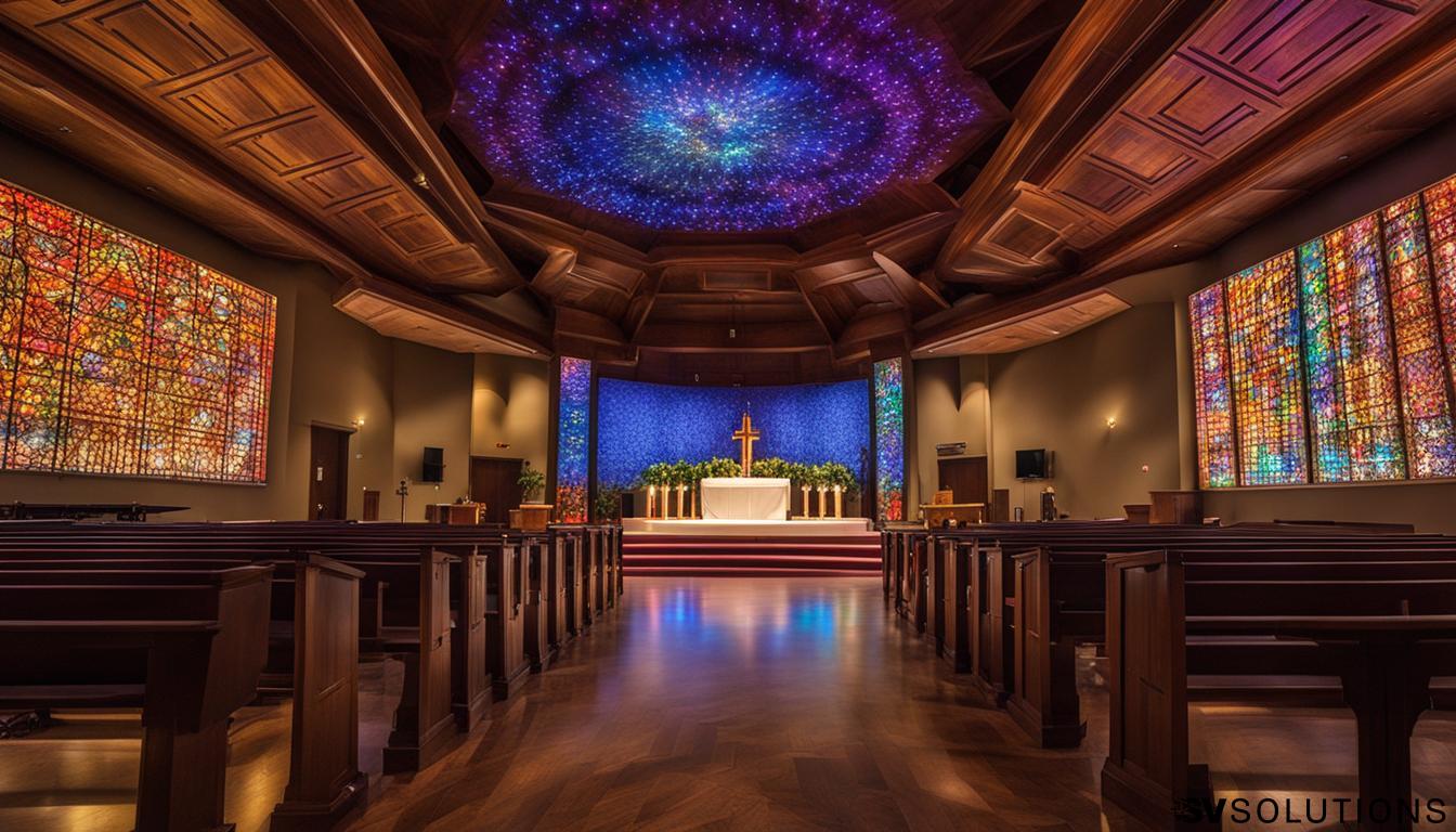 LED Wall for Church in Macon