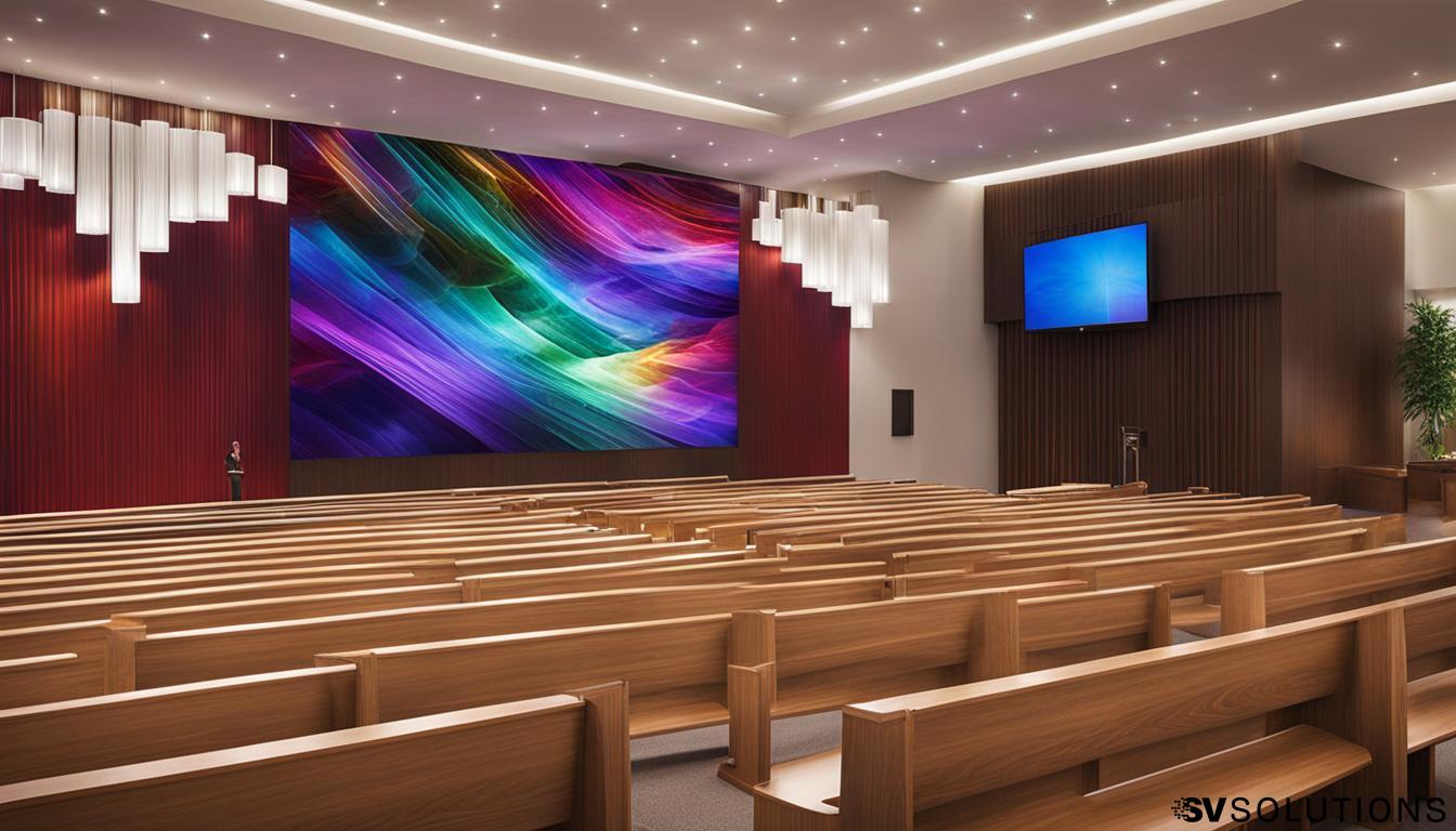 LED Wall for Church in Newton