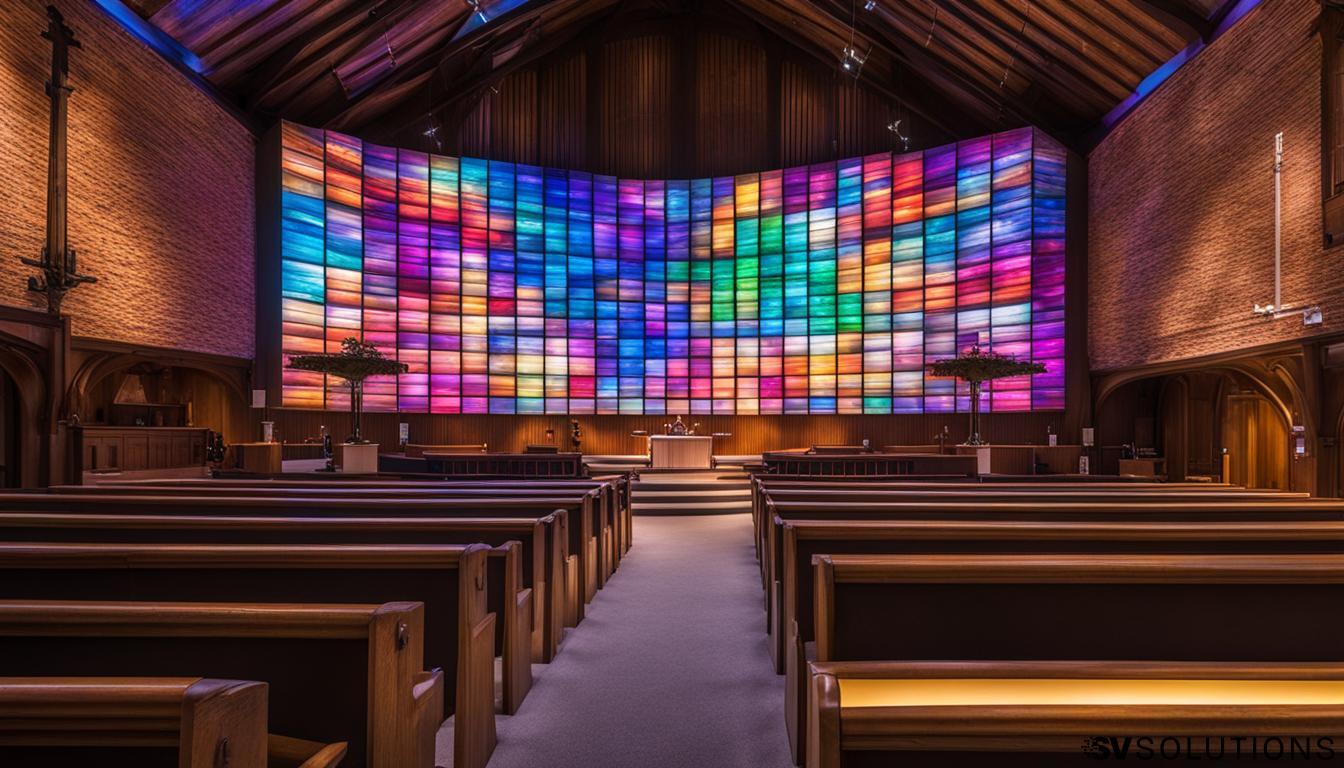 LED Wall for Church in Norfolk: Experience Vibrant Visuals with Sound & Video Solutions